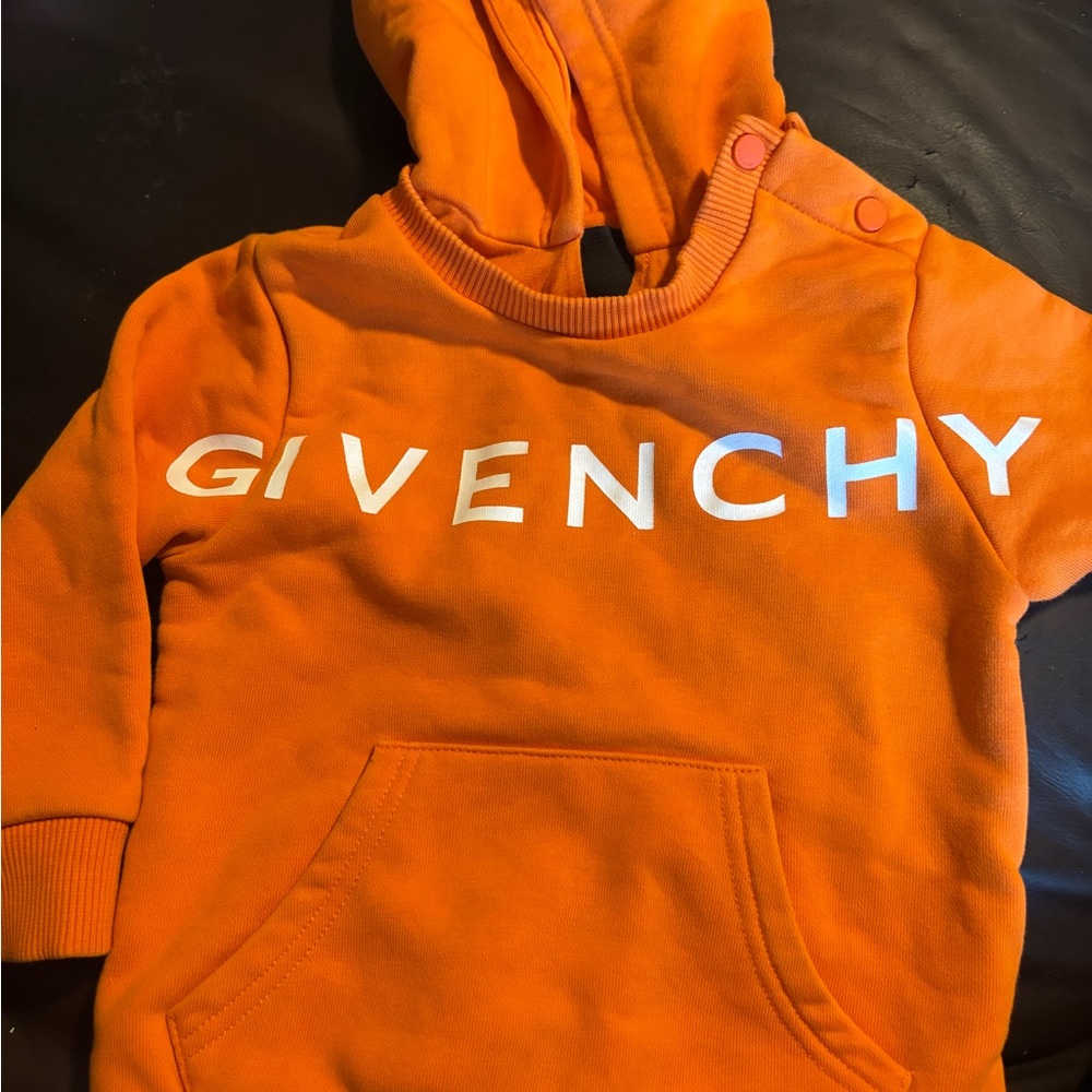 Givenchy Kids Vibrant Orange Hoodie